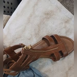 Brown sandals